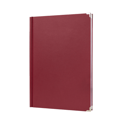 hardcover bindung rot