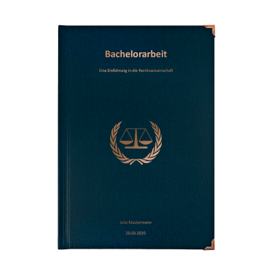 hardcover bindung graublau