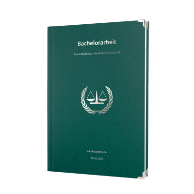 hardcover bindung grün